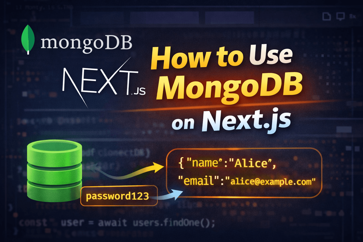 How to use MongoDB with Next.JS || Complete Guide