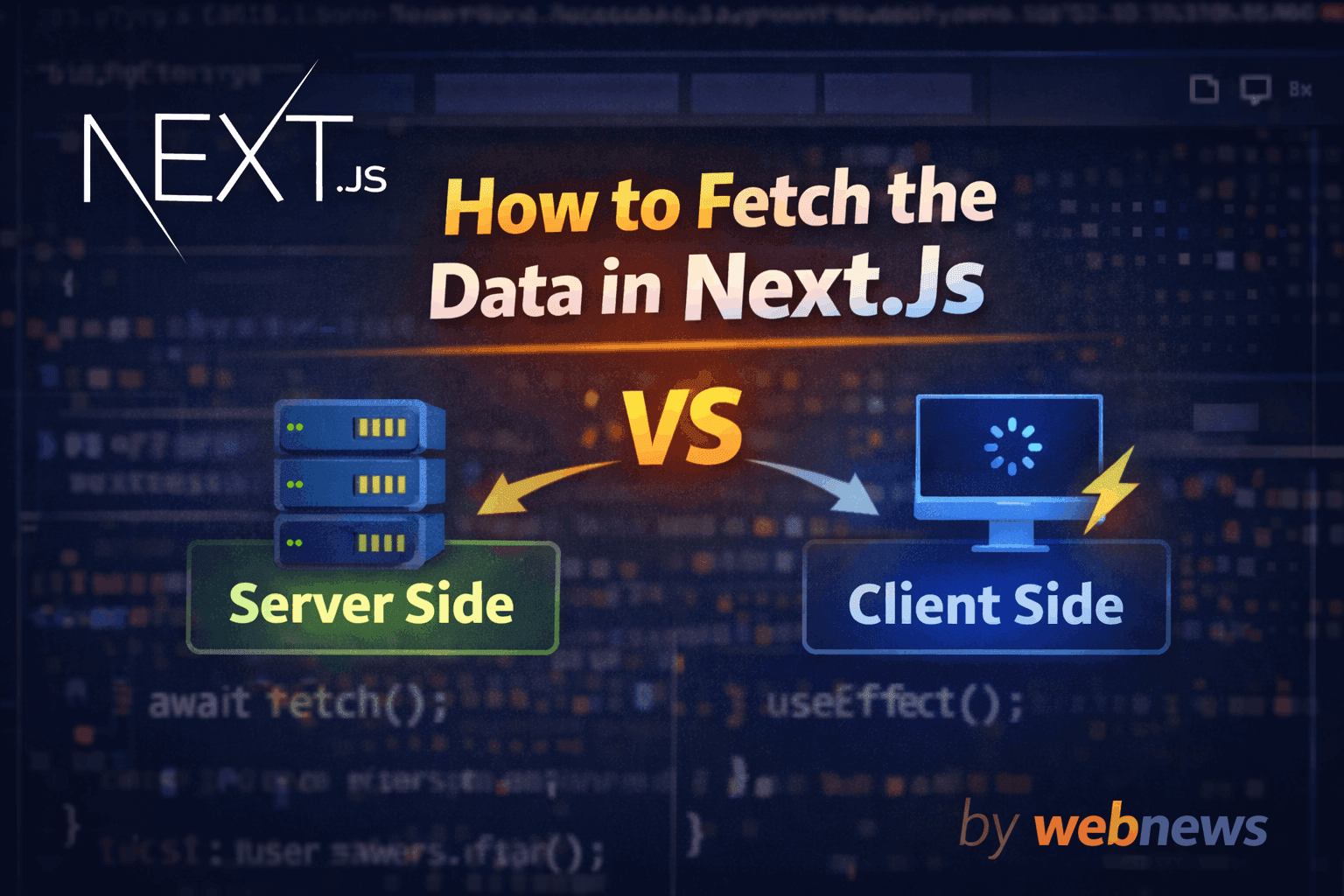 How to fetch the data in Next.Js (Server Side vs Client Side)